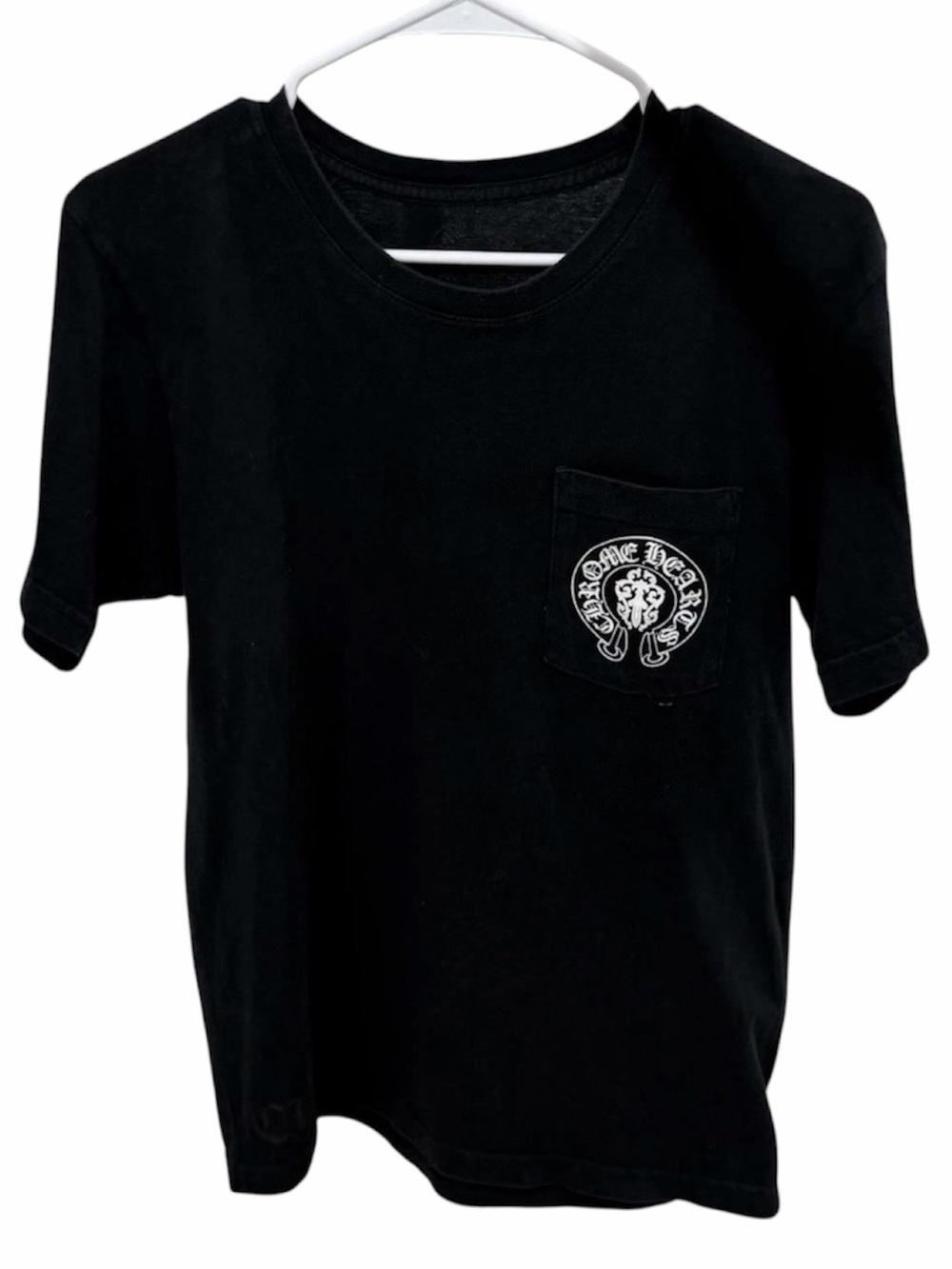 Chrome Hearts Black USA Flag Graphic Pocket T-Shirt Medium Short Sleeve size M